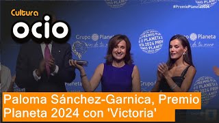 Paloma SánchezGarnica Premio Planeta 2024 con Victoria [upl. by Hauser]