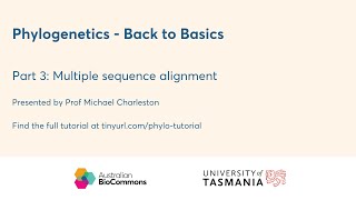 Part 3 Multiple sequence alignment [upl. by Esli]