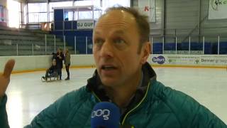 verstandelijk gehandicapten schaatsen met Gerard Kemkers [upl. by Enitsirhk667]