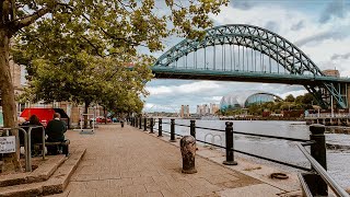 Quayside Newcastle Upon Tyne UK  4K Walking Tour 2020 [upl. by Sug]