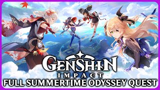 Full Golden Apple Archipelago Summertime Odyssey Event  Genshin Impact 28 [upl. by Meuser]