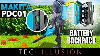 🔥The ULTIMATE Battery RUNTIME for ANY MAKITA cordless tools Backpack Battery in TEST😱  PDC01 [upl. by Marji]