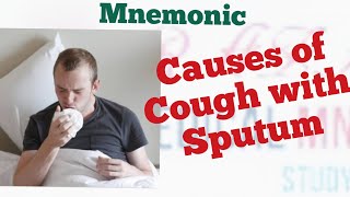 Causes of cough with sputum Mnemonic [upl. by Ruberta]