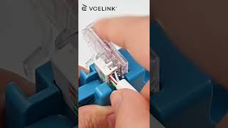 An easy tool for field termination plugsshorts rj45 cat6 homenetwork diy tipsandtricks [upl. by Yeldar852]