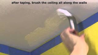 How to Paint a Ceiling with Brush and Roller [upl. by Philine]