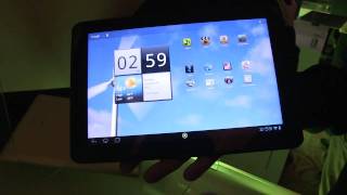 Acer Iconia Tab A700 Hands On Deutsch CES Vegas 2012 [upl. by Haydon]