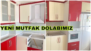 BEN GELDİM🤗YENİ EVİMİZE MUTFAK DOLABI ALDIK📢NE KADAR TUTTU⁉️keşfetbeniöneçıkar [upl. by Won]