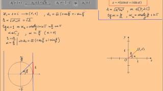 Forma trigonometrica a numerelor complexe  exercitii rezolvate nrcomplexe4 [upl. by Yklam816]