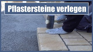 Pflastersteine verlegen [upl. by Hafital]