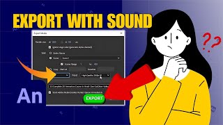 Adobe Animate Video Export How to Include Audio in Your Video [upl. by Ibob]