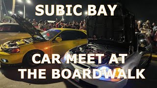 WALK TO CAR MEET SUBIC BAY FREEPORT ZONE BOARDWALK 4K [upl. by Kaliski]