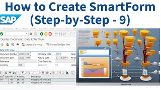 How to create SmartForms in SAP ABAP Project StepbyStep  9 [upl. by Edac679]