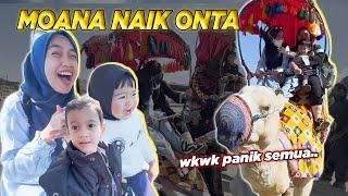 MOANA YUSUF NAIK ONTA DI MEKKAH  Wkwk Ngakak Panik [upl. by Sperry]