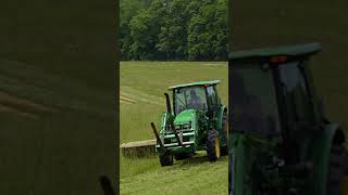 Cutting Hay for TheHomesteadFestival [upl. by Nnasor]