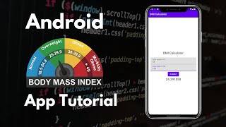 How to Create a BMI Calculator in Android Studio [upl. by Sida]