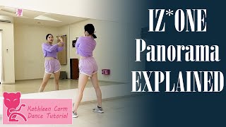 IZONE 아이즈원 ‘Panorama’ Dance Tutorial  Mirrored  Explained [upl. by Terencio]