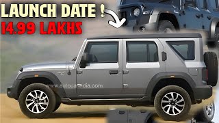 THAR 5 door Update  ₹1499 lakhs  thar 5 door 2024 [upl. by Adekam]