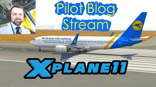 Pilot Blog Live Stream Xplane 11 B737 Zibo Test flight [upl. by Sivlek]