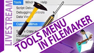 Tools Menu in FileMaker ProFileMaker 19 Tools MenuFileMaker 19 Training LiveFileMaker Training [upl. by Octavius715]