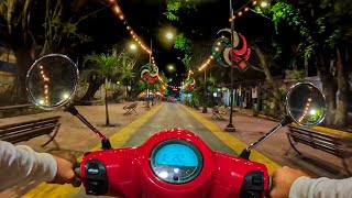 Recorrido Nocturno por Palenque Chiapas 💚  Motovlog 1 [upl. by Wootten483]