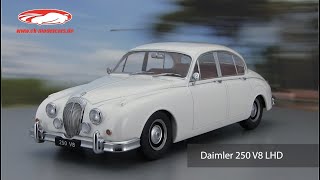 ckmodelcarsvideo Daimler 250 V8 LHD Baujahr 1962 weiß 118 KKScale [upl. by Ittam631]