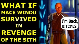 What If Mace Windu Survived His Fall [upl. by Doone867]