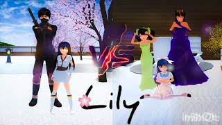 LILY🌸  Alan walker K391 Emelie Hollow  FMV Sakura school simulation  anime galaxy [upl. by Eekorehc961]