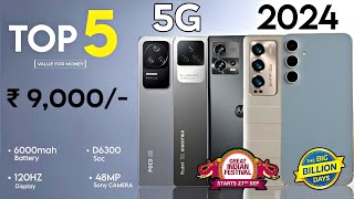 Best 5g phone under 10000 in 2024  best allrounder phone under 10000  big billion days sale 2024 [upl. by Merrili]