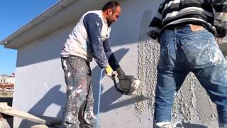 Dekoratif mineral sıva uygulaması en hızlı nasıl yapılır TEL0 850 303 41 21 [upl. by Spillar607]