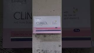 CLINSOL Anti acne soap uses चेहरे के कील मुंहासे पिंपल्स को जड़ से ख़त्म कर देता है beautycream [upl. by Melc393]