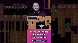 Tetris 99 Theme by Fehwul Mario Maker Kaizo  shorts [upl. by Eward155]