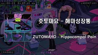 ZUTOMAYO – Hippocampal Pain계속 한밤중이면 좋을 텐데즛토마요 – 해마성장통  일본어가사번역발음 歌詞翻訳発音 Lyric [upl. by Conrad]