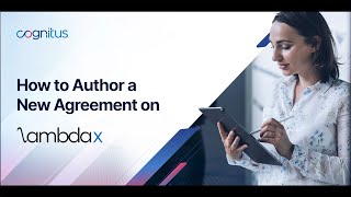 How to Author a New Agreement on LambdaX [upl. by Sutsugua]