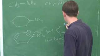 Basicity of aliphatic and aromatic amines [upl. by Ecnerrat661]