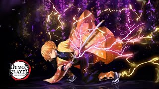 Thunder Breathing First Form Thunderclap and Flash Godlike Speed [upl. by Orfinger]