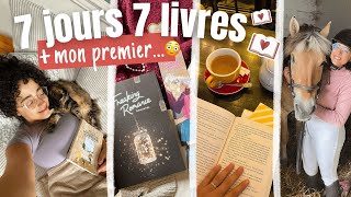 Lire 7 LIVRES en 7 JOURS  🤭📚  mon premier 😳🤫 [upl. by Akkimat]