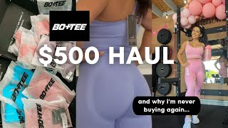 500 BO  TEE ACTIVEWEAR HAUL amp REVIEW  Why i’ll never be buying from BO  TEE again… [upl. by Jeggar]