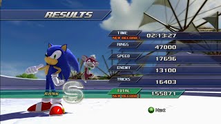 Sonic Unleashed Apotos Day Windmill Isle Act 2 1080p 60 FPS Boost Xbox Series S [upl. by Lallage]