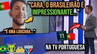 PORTUGUÊS QUE JOGA O BRASILEIRÃO FALOU COM TV PORTUGUESA IMPRESSIONADO • FIGUEIREDO DO CRICIÚMA [upl. by Eillom]