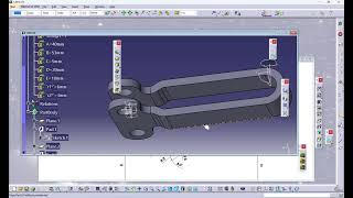 CATIA V5  PARAMETERIZED MODELING RULE [upl. by Gide336]