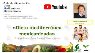 Dr Angel Sierra Guía de alimentación Dieta Mediterránea Mexicanizada [upl. by Yenettirb]