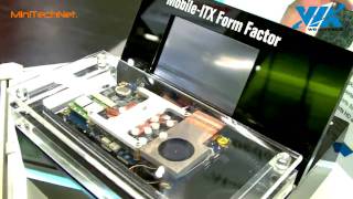 VIA EPIA T700 MobileITX Mainboard  Embedded World 2010 DE [upl. by Ahseem]