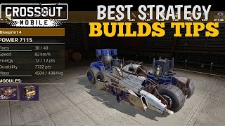 Best Strategy Builds Tips  Crossout Mobile Game [upl. by Seraphine]