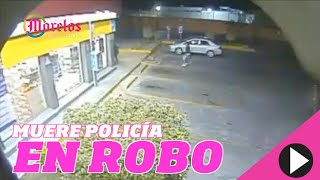 Muere policía en robo en Oxxo de Cuernavaca [upl. by Ttehc]