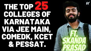 TOP 25 ENGINEERING COLLEGES IN KARNATAKA FT SKANDA PRASAD  RVCE RIT IISC NITK IIIT BANGALORE [upl. by Yesac]