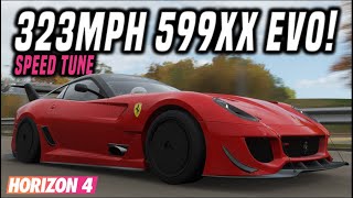 FH4  FASTEST Car Top Speed Tune  323MPH520KPH [upl. by Lav344]