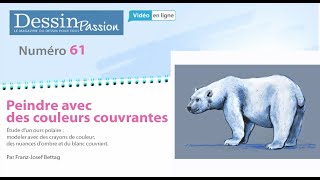 Dessin Passion Numéro 61 – ours polaire [upl. by Ketti815]