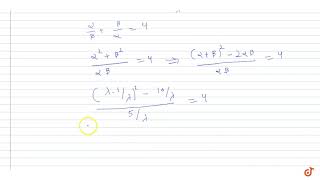 alpha beta are roots of lambda  x2  x  x  5  0 If lambda1 and lambda 2 are the [upl. by Korten]