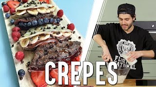 Crepes senza Uova Ricetta Facile e Veloce  CUCINA INSTAGRAMMABILE  Jaser  Cucina da Uomini [upl. by Erna521]