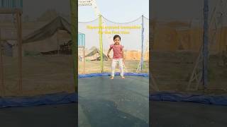 How to swing from a trampolinetrampoline swing viralshorts trending viralreels [upl. by Magena621]